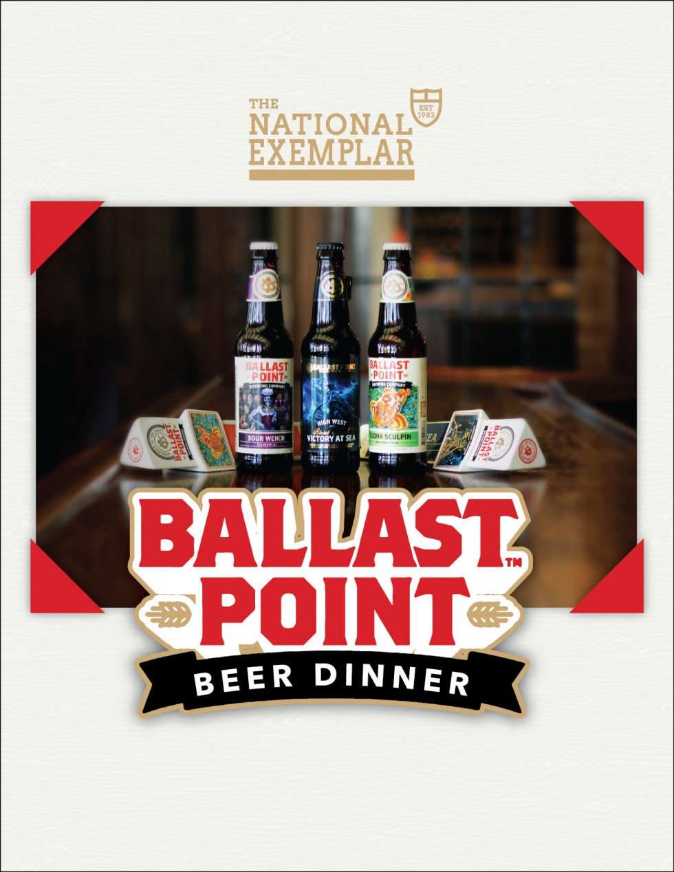 Ballast Point Beer Dinner